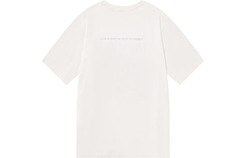 Kitty Letter Cartoon Print T-shirt